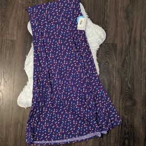 LuLaRoe Maxi Skirt, Large, L